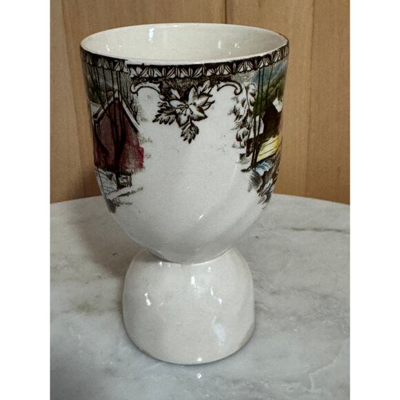 Vintage Johnson Brothers The Friendly Village Double Egg Cup - Picture 2 of 8